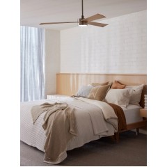 Lucci Air 216104 Climate IV Ανεμιστήρας Οροφής 132cm με Φως και Τηλεχειριστήριο Καφέ